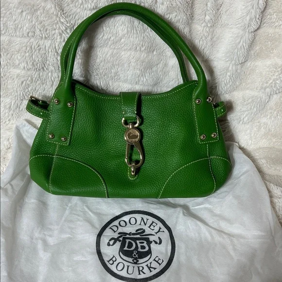 Dooney & Bourke Vibrant Green Shoulder Bag - Picture 1 of 13